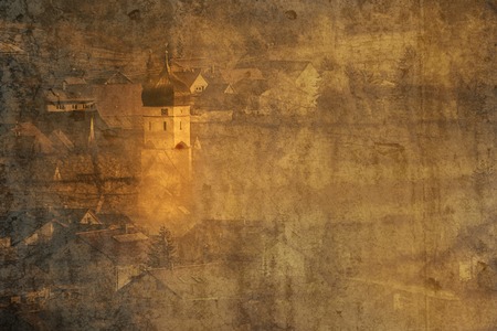 Old Bavarian villageの写真素材