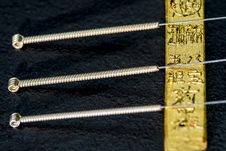 acupuncture needleの写真素材