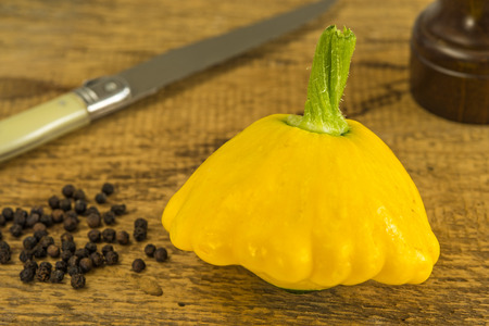 Pattypan squashの写真素材