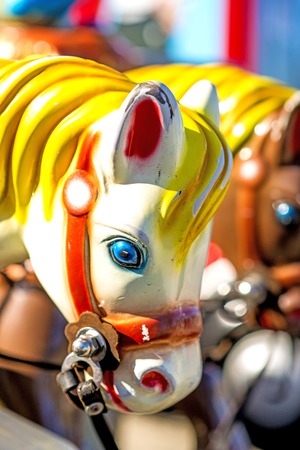 horse of a carouselの写真素材