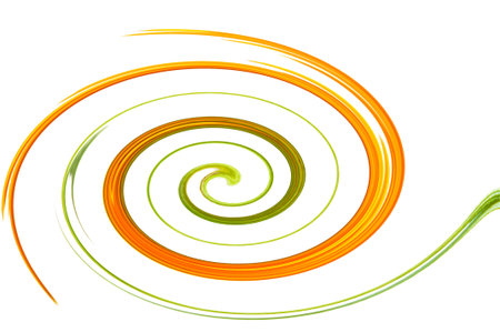 colorful spiralの写真素材