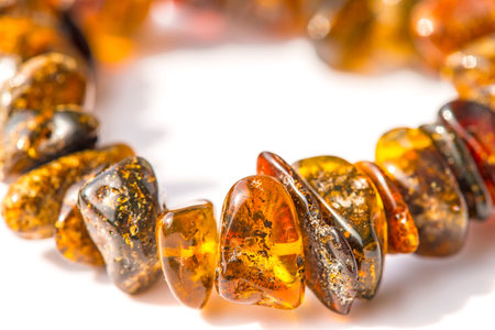 amber braceletの写真素材