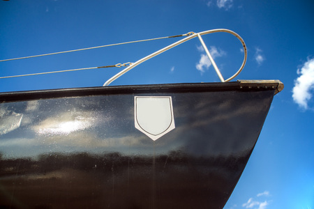 Sail boat in a dockの写真素材