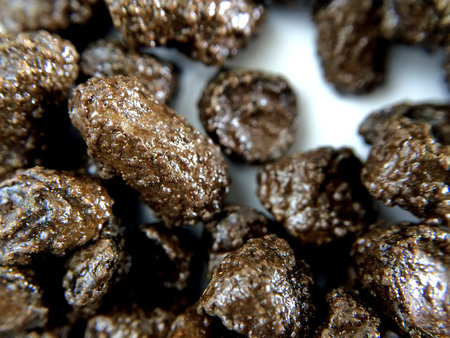 Propolis, closeup of the bee product