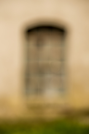 old window in vintage look, blurredの写真素材