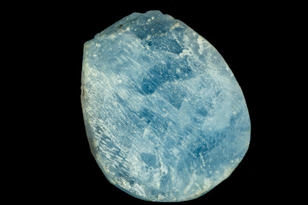 Aquamarine, closeup of the stoneの写真素材