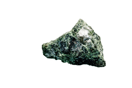 Diopside on a white backgroundの写真素材