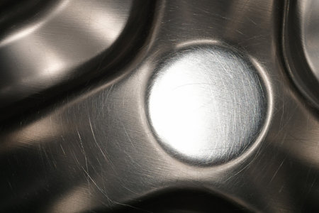 washing machine drum in a macro viewの写真素材
