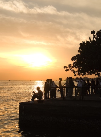 sunsetの写真素材