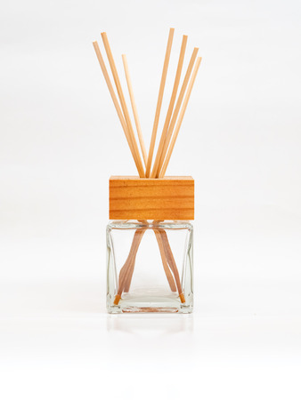 Air refresher bottle with white backgroundの写真素材