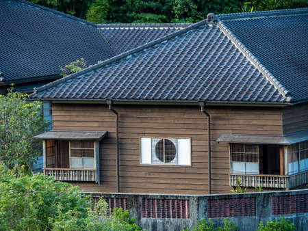 Jingtong village in morning in Jingtong,New Taipei City, Taiwan.の写真素材
