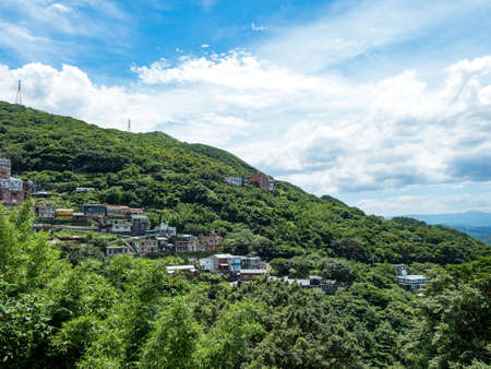 landscape of township in New Taipei City,Taiwanの写真素材
