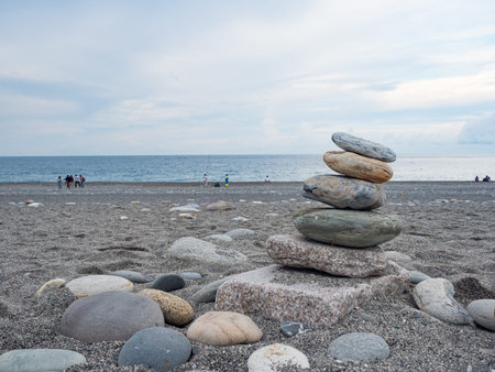 Chishingtan Beach landscape in Hualien,Taiwan.