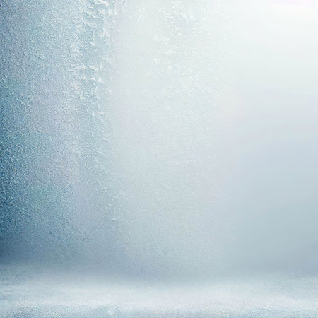 white frozen on the background with blank copy space with Generative AIの素材