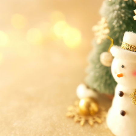 Christmas Theme copy space with AIの素材