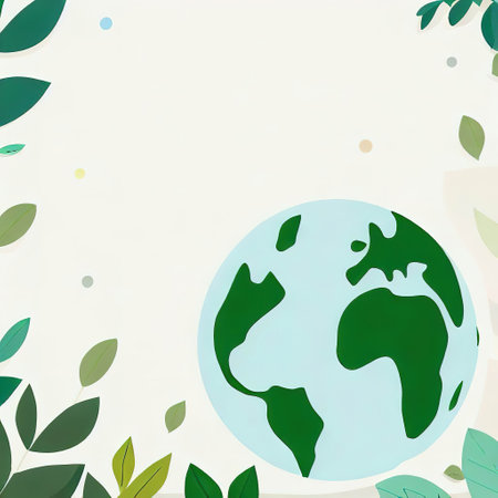 Earth Day theme, painted with watercolor with Generative AIの素材