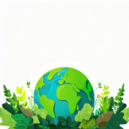 Earth day theme with Generative AI.の素材