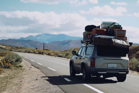 traveling the highways and byways with Generative AI.の素材