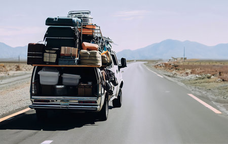 traveling the highways and byways with Generative AI.の素材