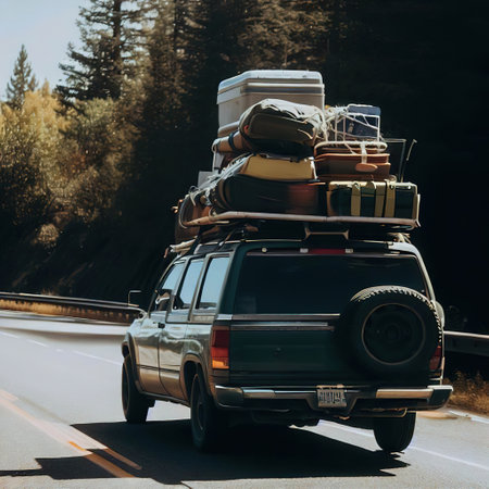 traveling the highways and byways with Generative AI.の素材