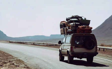 traveling the highways and byways with Generative AI.の素材