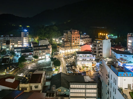 SUN MOON LAKE,TAIWAN - JUNE 10: many boats parking at the pier on June 10, 2023 at Sun Moon Lake, Taiwan. Sun Moon Lake is the largest body of water in Taiwan as well as a tourist attraction.のeditorial素材
