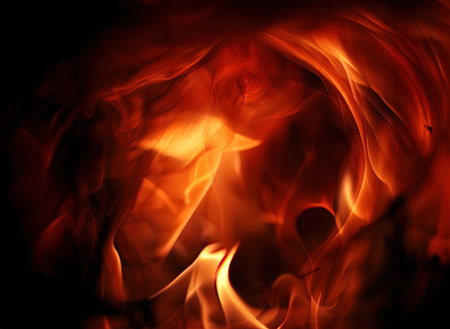 Inside the fire with Generative AI.の素材