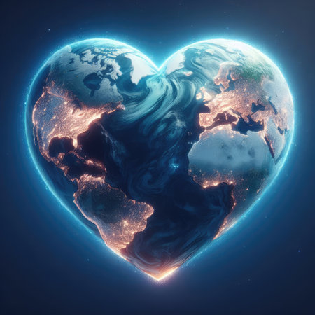 Love Earth theme (Earth day) with Generative AI.の素材