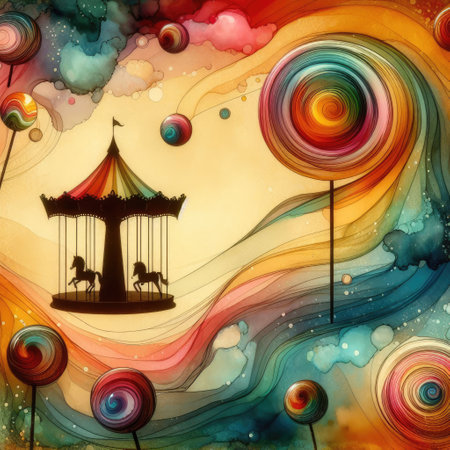 children's day background with Generative AI.の素材