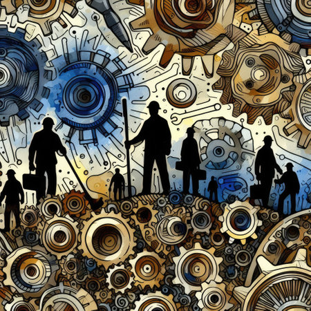 Labor Day background with Genereative AI.の素材
