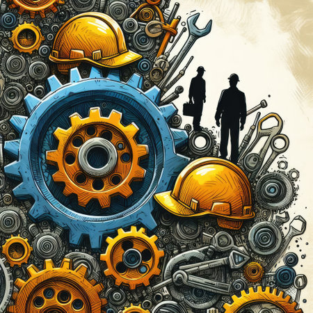 Labor Day background with Genereative AI.の素材