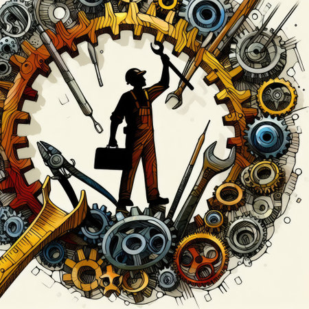 Labor Day background with Genereative AI.の素材