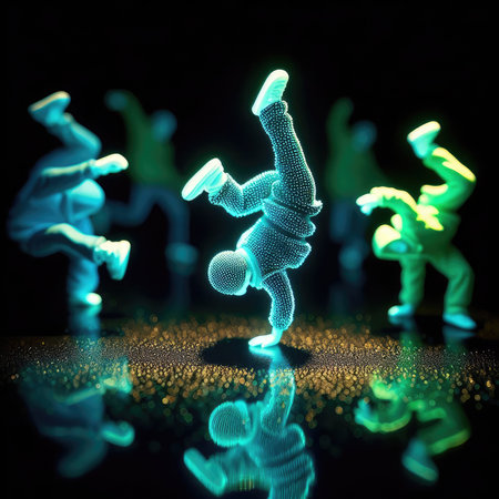 dancer hip hop breakdance with Generative AI.の素材