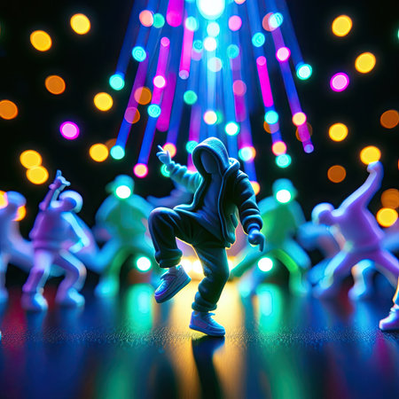 dancer hip hop breakdance with Generative AI.の素材