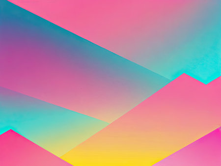 Vibrant waves of color with Generative AI.の素材