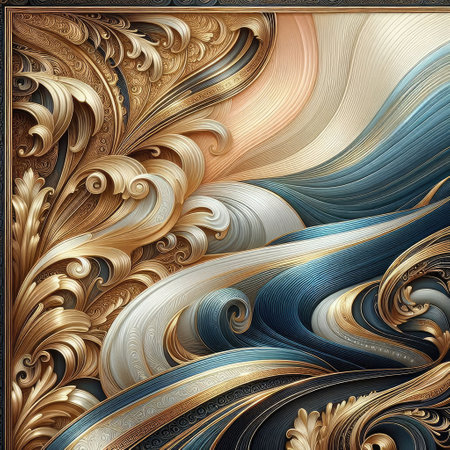 A Fusion of Cosmic Waves and Stellar Whorls with Generative AI.の素材