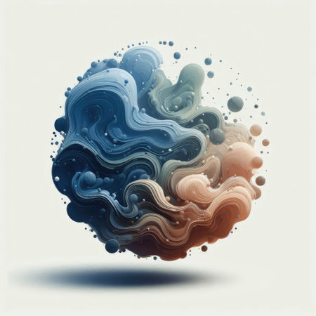 Cosmic Effervescence: A Symphony of Bubbles and Swirls with Generative AI.の素材