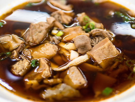 Rich and Hearty Beef Noodle Soupの写真素材