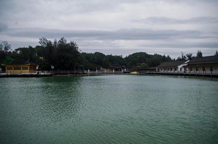 Temple sceneryの写真素材