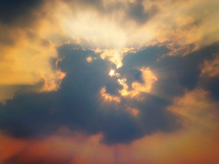 The natural sky scenery