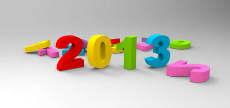 Happy new year 2013 の写真素材