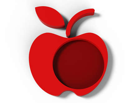 red apple designの写真素材