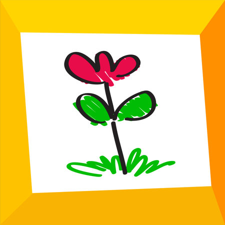 flowers illustration のイラスト素材