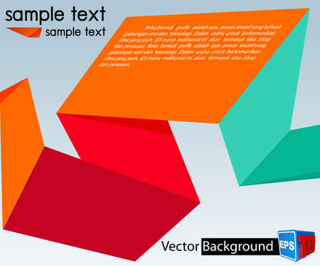 Colorful template for advertisingのイラスト素材