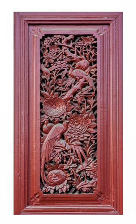 Chinese traditional wooden door localの写真素材