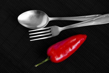 Red pepperの写真素材