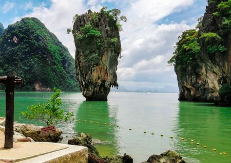 James Bond island thailandの写真素材