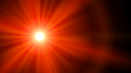 Sunburst Lens Flaresの写真素材