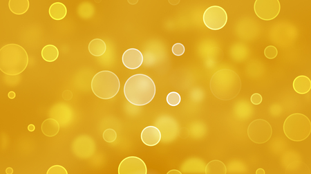 Various Sized Yellow Circles Background.の写真素材