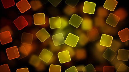 Multicolor Squares On Black Background.の写真素材